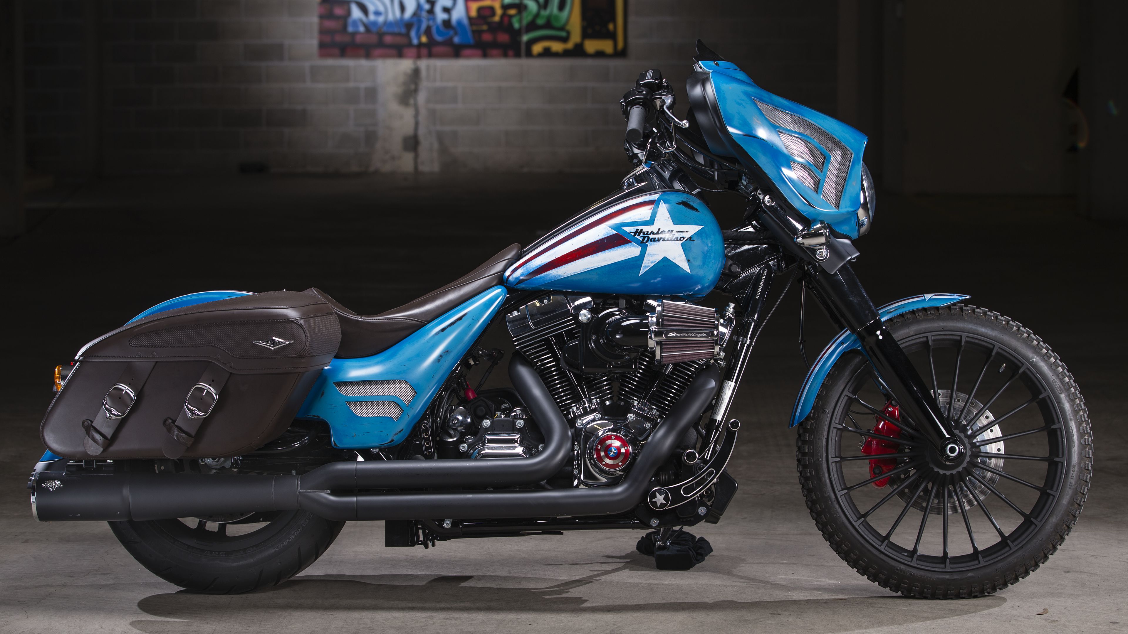 Harley and Marvel customs - for the superhero in you Harley-Davidson Captai...