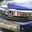 Honda Accord 2.4 VTi-L facelift previewed in Malaysia