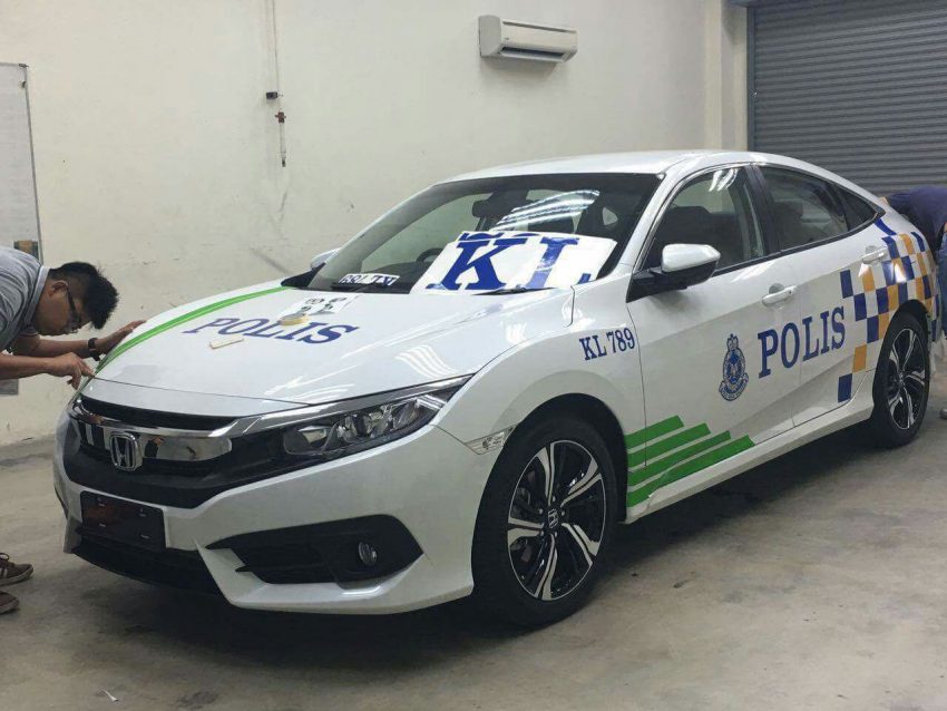 Polis guna Honda Civic 2016 sebagai kereta peronda? 534281
