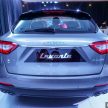Maserati Levante arrives in Malaysia – Italian brand’s first-ever SUV previewed; now open for booking
