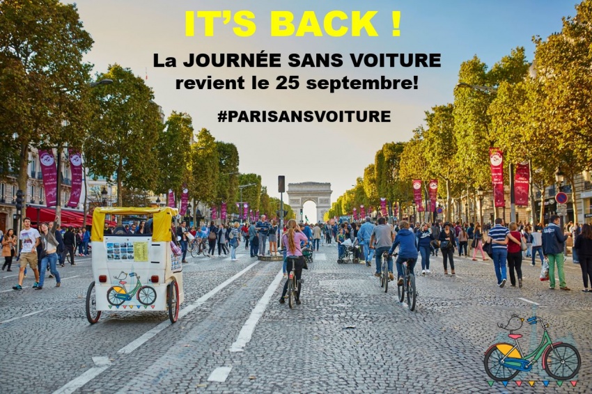 Paris will be completely free of traffic on September 25 541888