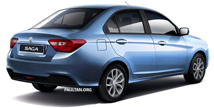2016 Proton Saga gets rendered ahead of Sept launch 531144
