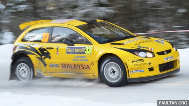 Proton Satria Neo S2000 2012 Rally Sweden 1