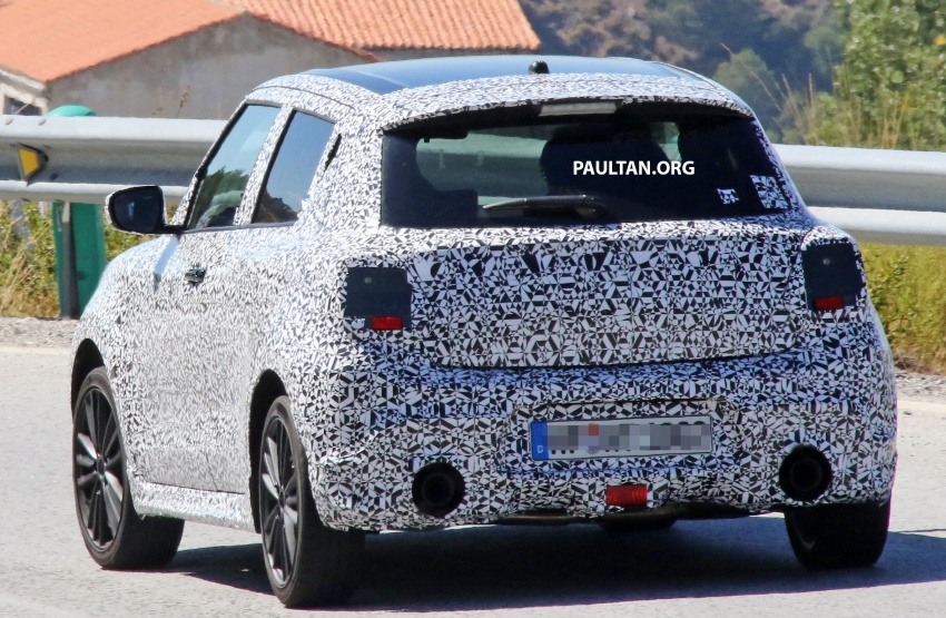 SPYSHOTS: 2017 Suzuki Swift Sport seen testing 539755