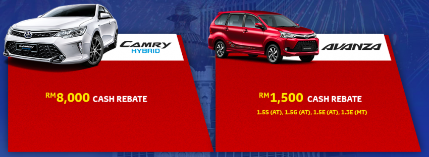 Toyota August offers – rebates up to RM8k and more 530663