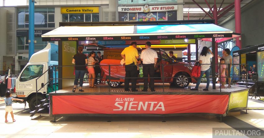 Toyota Sienta Mobile Truck – get an early look of the new MPV:  Sunway Giza today, Setia City Mall tomorrow 534298