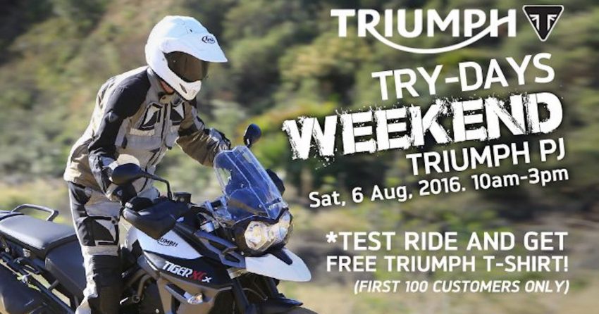 Triumph Try-Days weekend – test ride Triumph bikes 530677