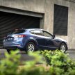 GALLERY: Mazda 3 facelift – Australian sedan, hatch