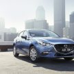 GALLERY: Mazda 3 facelift – Australian sedan, hatch