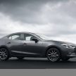 GALLERY: Mazda 3 facelift – Australian sedan, hatch