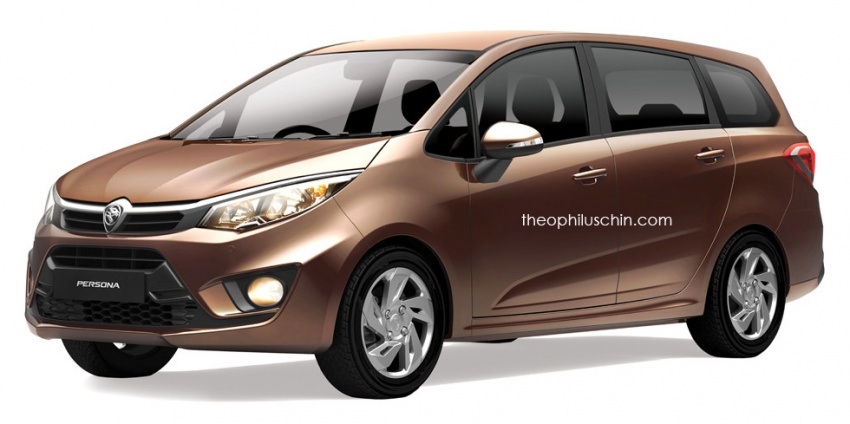 Proton Persona wagon rendered by Theophilus Chin 542061