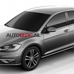 Volkswagen Golf Mk7 facelift disebar di Internet