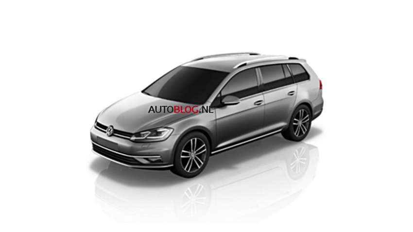 Volkswagen Golf Mk7 facelift spotted in images online 539891