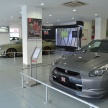 Nissan Skyline GT-R R33, R34 M Spec Nür dan GT-R R35 dipamerkan di bilik pameran ETCM Jln Raja Laut