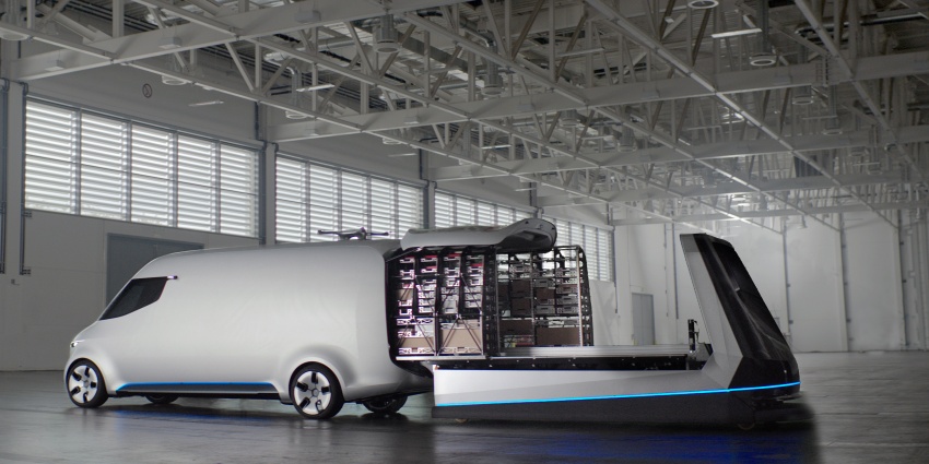 Mercedes-Benz Vision Van previews an electric future for deliveries – 270 km range, twin autonomous drones 547231