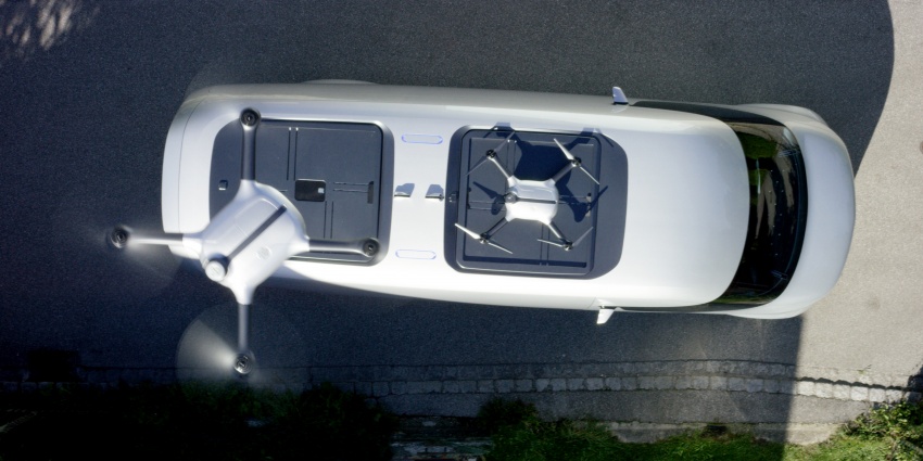Mercedes-Benz Vision Van previews an electric future for deliveries – 270 km range, twin autonomous drones 547233