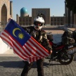 Malaysian Anita Yusof returns from year-long solo round-the-world trip on 2015 Yamaha FZ150i
