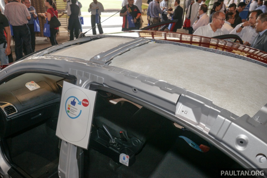 Proton Saga 2016 dengan penarafan 4-bintang dari ASEAN NCAP didedahkan keratan rentasnya 555319