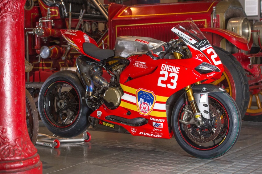 #RideHVMC Freeman Racing Ducati Panigale R tribute to New York city fire department for 9/11 attacks 547023