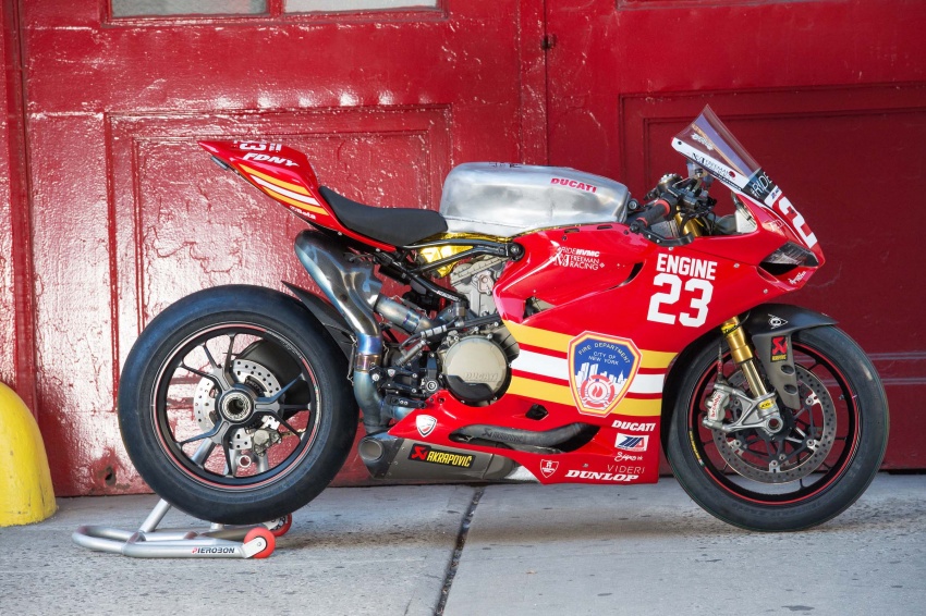#RideHVMC Freeman Racing Ducati Panigale R tribute to New York city fire department for 9/11 attacks 547024