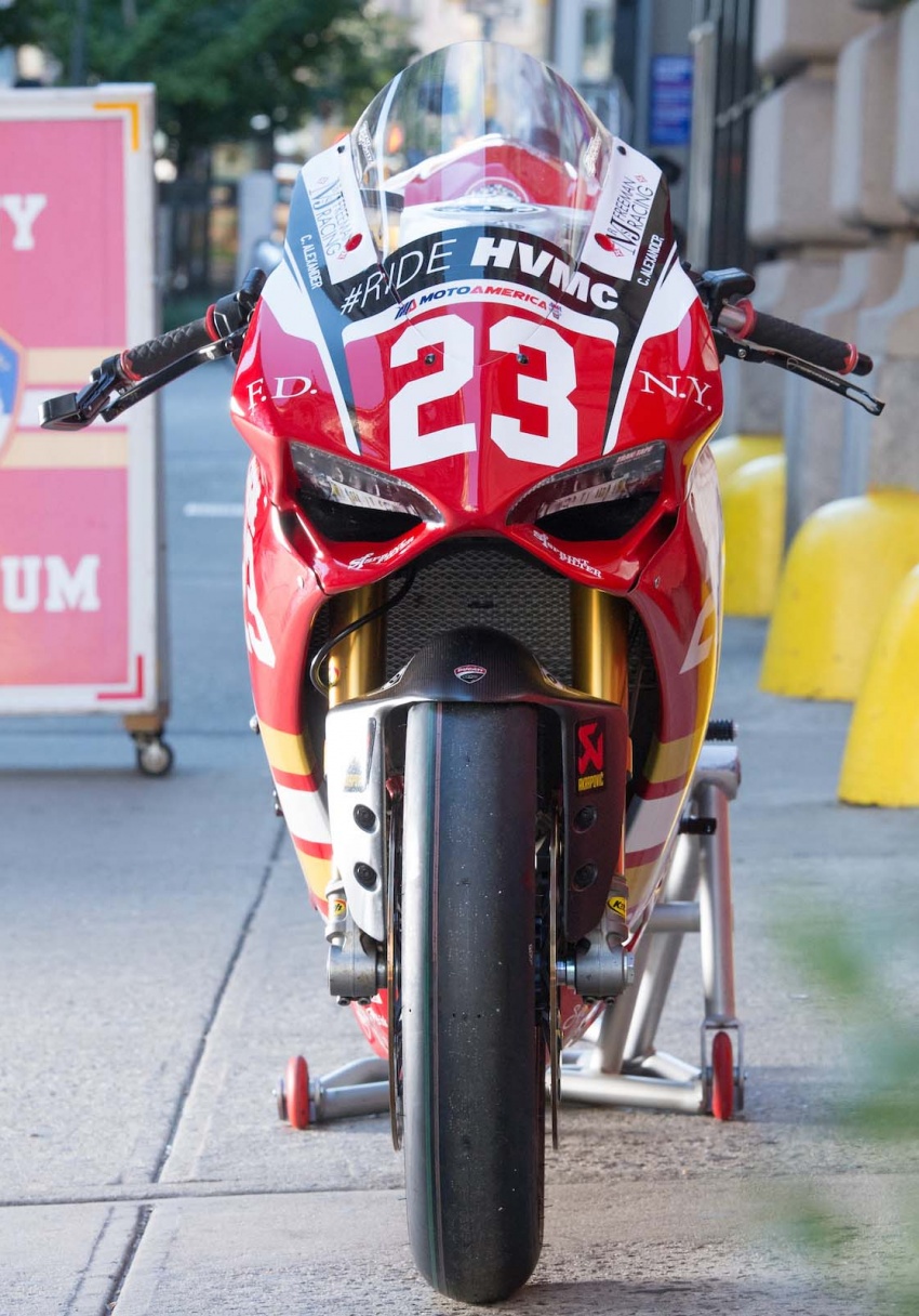 #RideHVMC Freeman Racing Ducati Panigale R tribute to New York city fire department for 9/11 attacks 547025