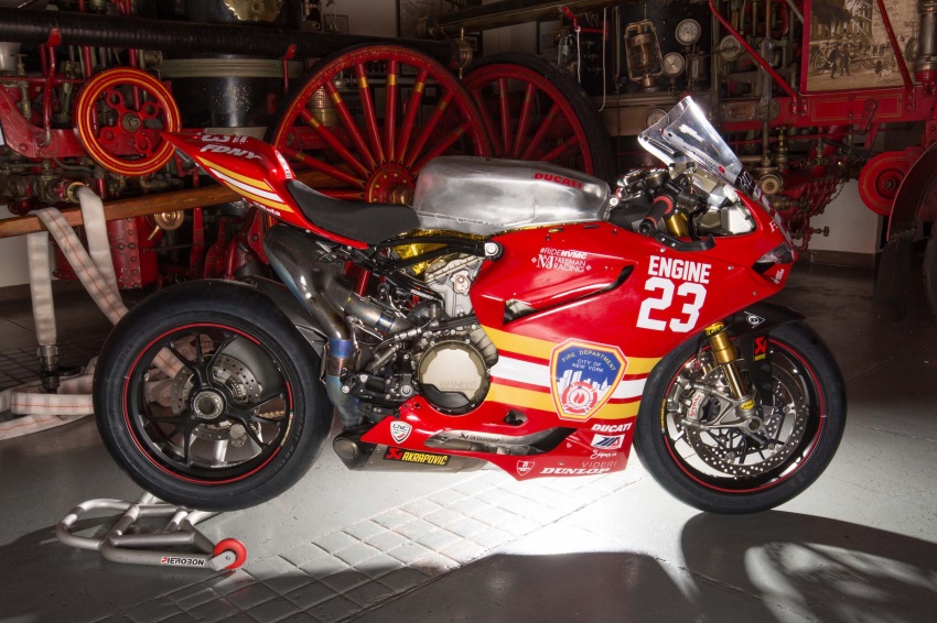 #RideHVMC Freeman Racing Ducati Panigale R tribute to New York city fire department for 9/11 attacks 547030