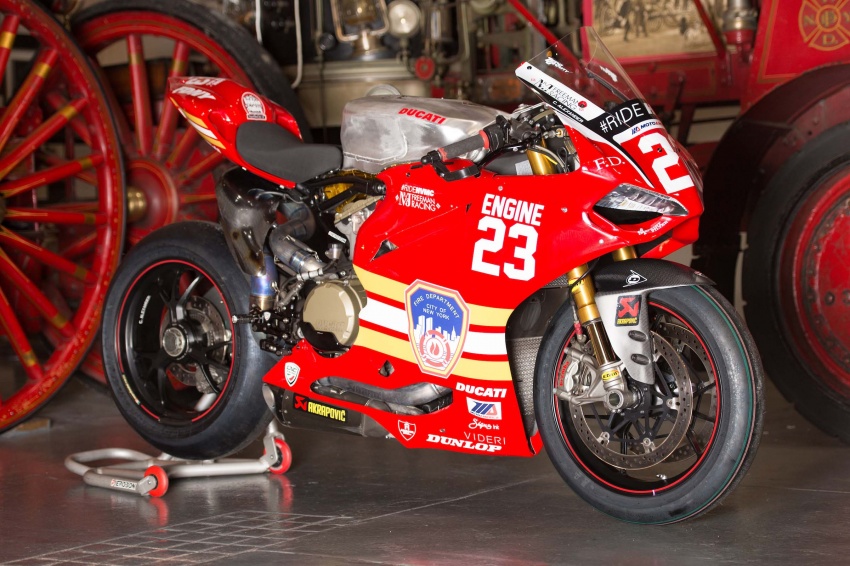 #RideHVMC Freeman Racing Ducati Panigale R tribute to New York city fire department for 9/11 attacks 547016