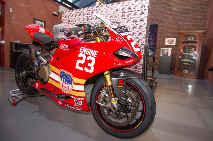#RideHVMC Freeman Racing Ducati Panigale R tribute to New York city fire department for 9/11 attacks 547019