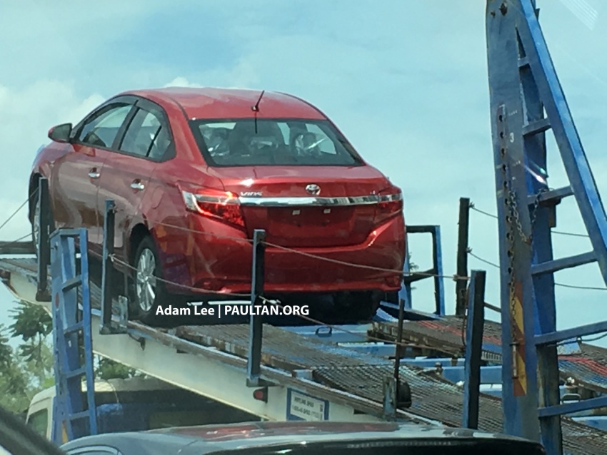 SPYSHOT: Toyota Vios 2016 dibawa di atas treler 553523