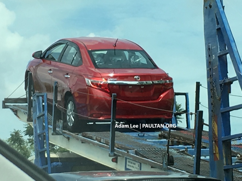 SPYSHOT: Toyota Vios 2016 dibawa di atas treler 553522