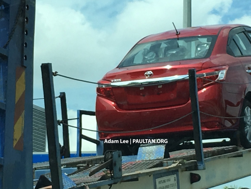 SPYSHOT: Toyota Vios 2016 dibawa di atas treler 553520