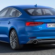 2017 Audi A5 and S5 Sportback revealed, Paris debut