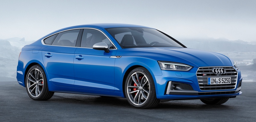 2017 Audi A5 and S5 Sportback revealed, Paris debut 546225