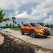 Nissan Rogue Trail Warrior Project with facelift, camo