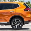 Nissan Rogue Trail Warrior Project with facelift, camo