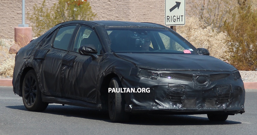SPYSHOTS: 2018 Toyota Camry in the Death Valley 547602