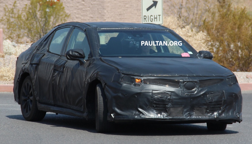 SPYSHOTS: 2018 Toyota Camry in the Death Valley 547603