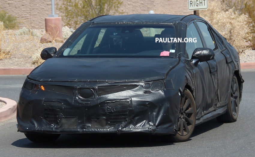 SPYSHOTS: 2018 Toyota Camry in the Death Valley 547606
