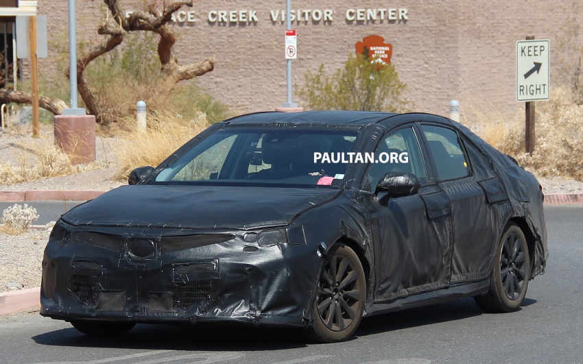 SPYSHOTS: 2018 Toyota Camry in the Death Valley 547607