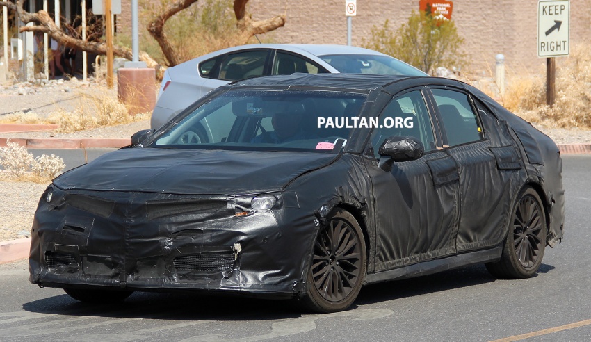 SPYSHOTS: 2018 Toyota Camry in the Death Valley 547609