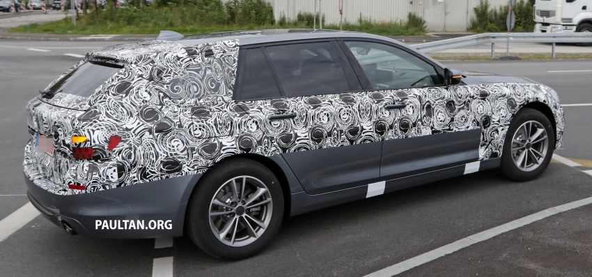 SPIED: G31 BMW 5 Series Touring begins losing camo 545670