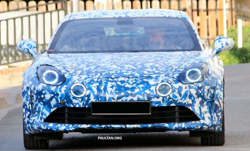 SPIED: Alpine sportscar out testing in production body 549078