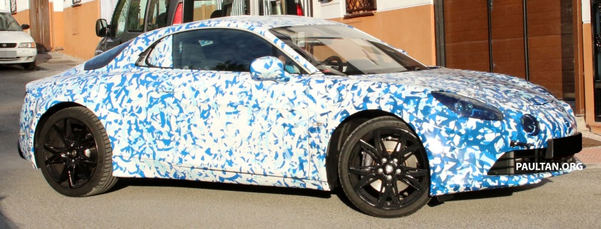 SPIED: Alpine sportscar out testing in production body 549080