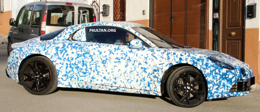 SPIED: Alpine sportscar out testing in production body 549081