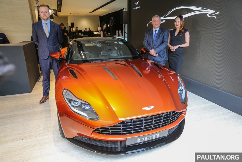 Aston Martin DB11 lands in Malaysia, from RM2 mil; new Wearnes showroom opens in Kuala Lumpur 556532