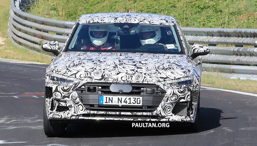 SPIED: Next Audi S7 Sportback seen testing at the Nürburgring – styling drawn from Prologue Concept 552077
