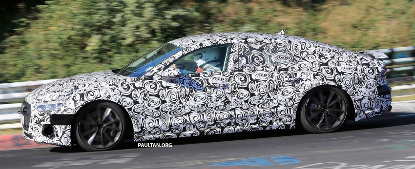 SPIED: Next Audi S7 Sportback seen testing at the Nürburgring – styling drawn from Prologue Concept 552082