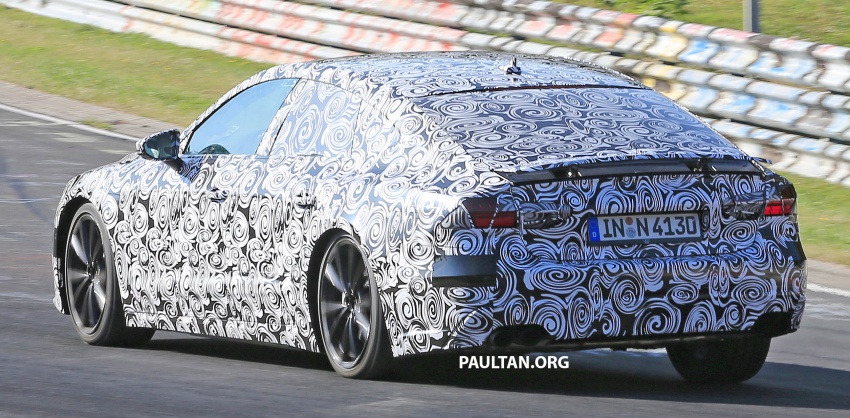 SPIED: Next Audi S7 Sportback seen testing at the Nürburgring – styling drawn from Prologue Concept 552085