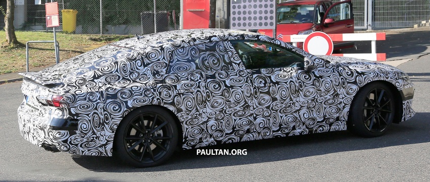 SPIED: Next Audi S7 Sportback seen testing at the Nürburgring – styling drawn from Prologue Concept 552073