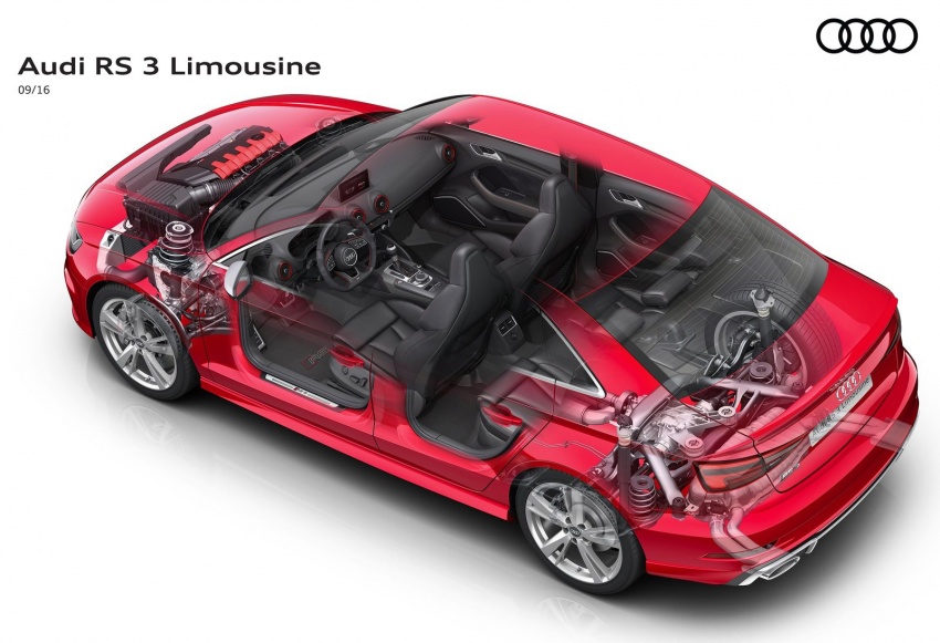 Audi RS3 Sedan – 400 hp 2.5 TFSI five-cylinder, 4.1 sec 556988
